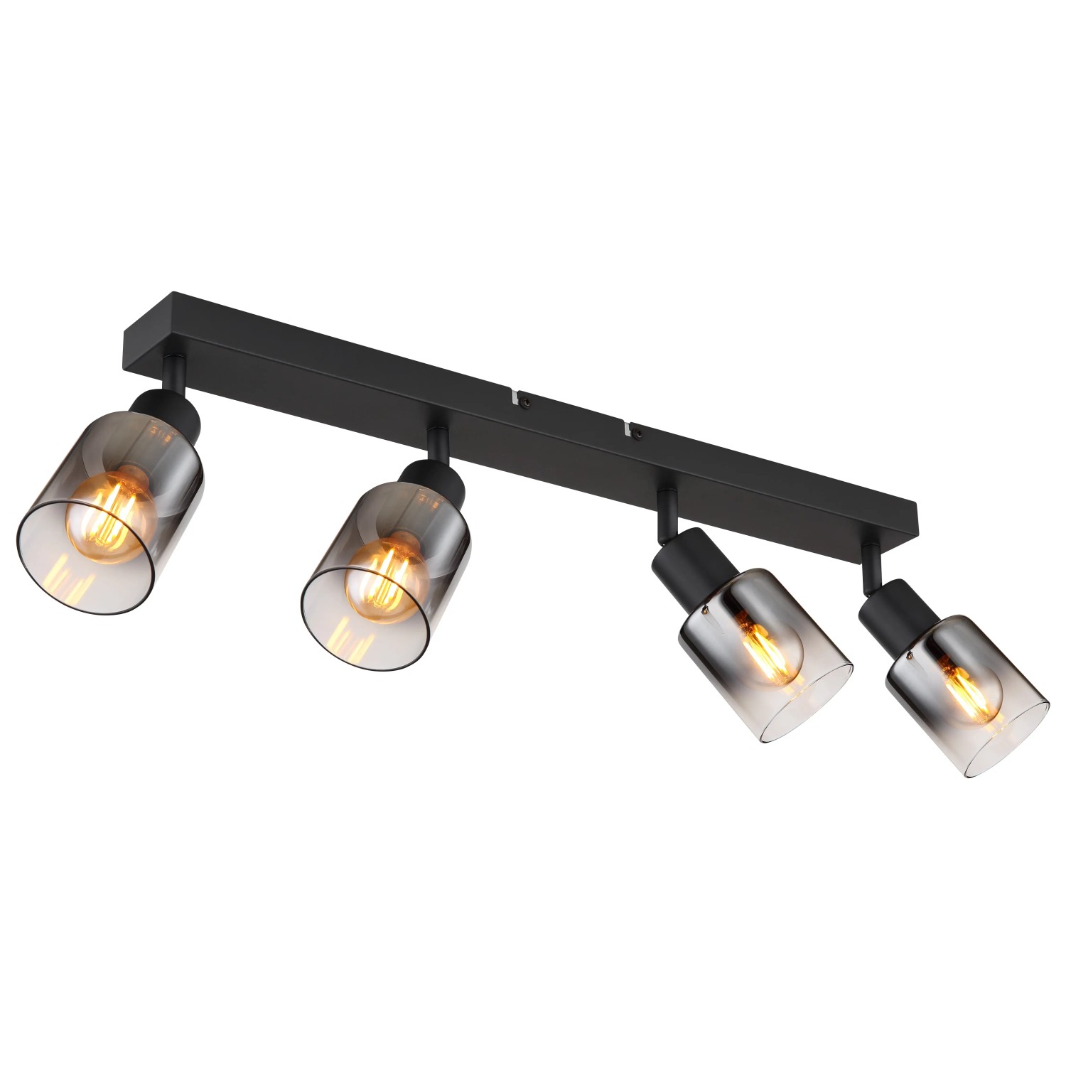 E-shop GLOBO Bodové stropné svietidlo HUBERTUS 4 x E14 max. 40 W, 560 x 70 x 137 mm