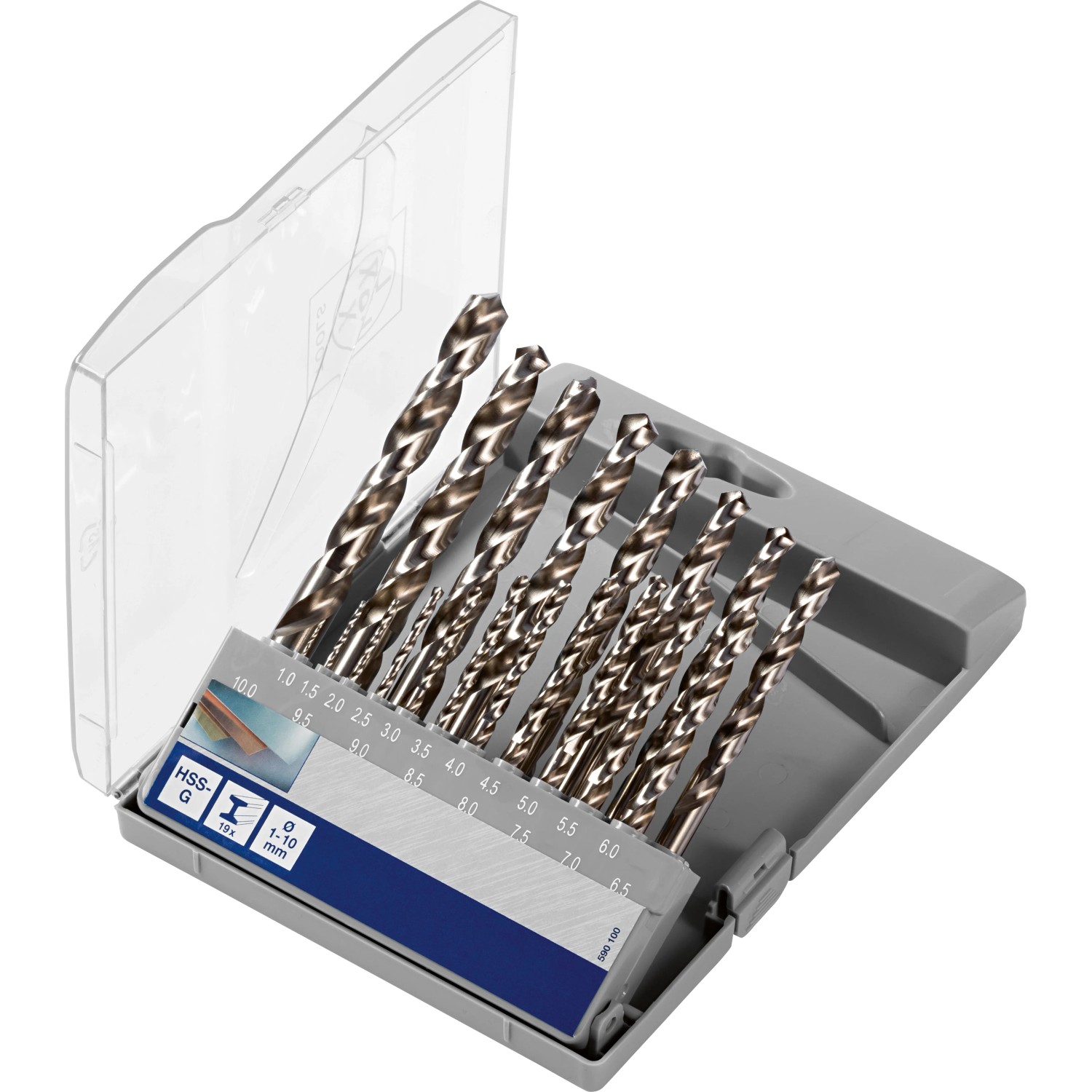 E-shop LUX-TOOLS Súprava vrtákov HSS-G Comfort 19-dielna