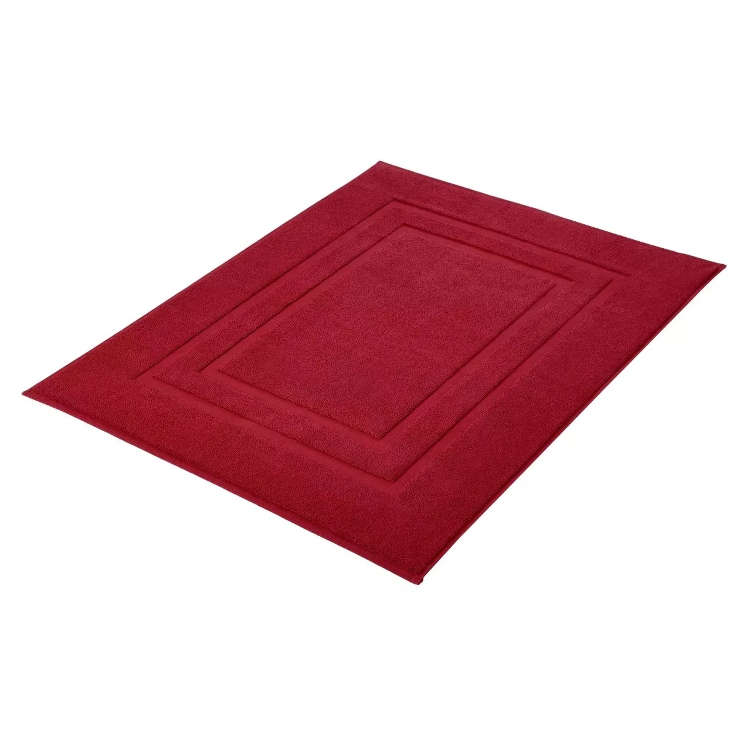 E-shop Kleine Wolke Kúpeľňová predložka Plaza červená 60 x 80 cm