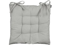 In the Mood Podsedák s látkovými šnúrkami Paddy, svetlo sivá, 46 x 46 x 7 cm