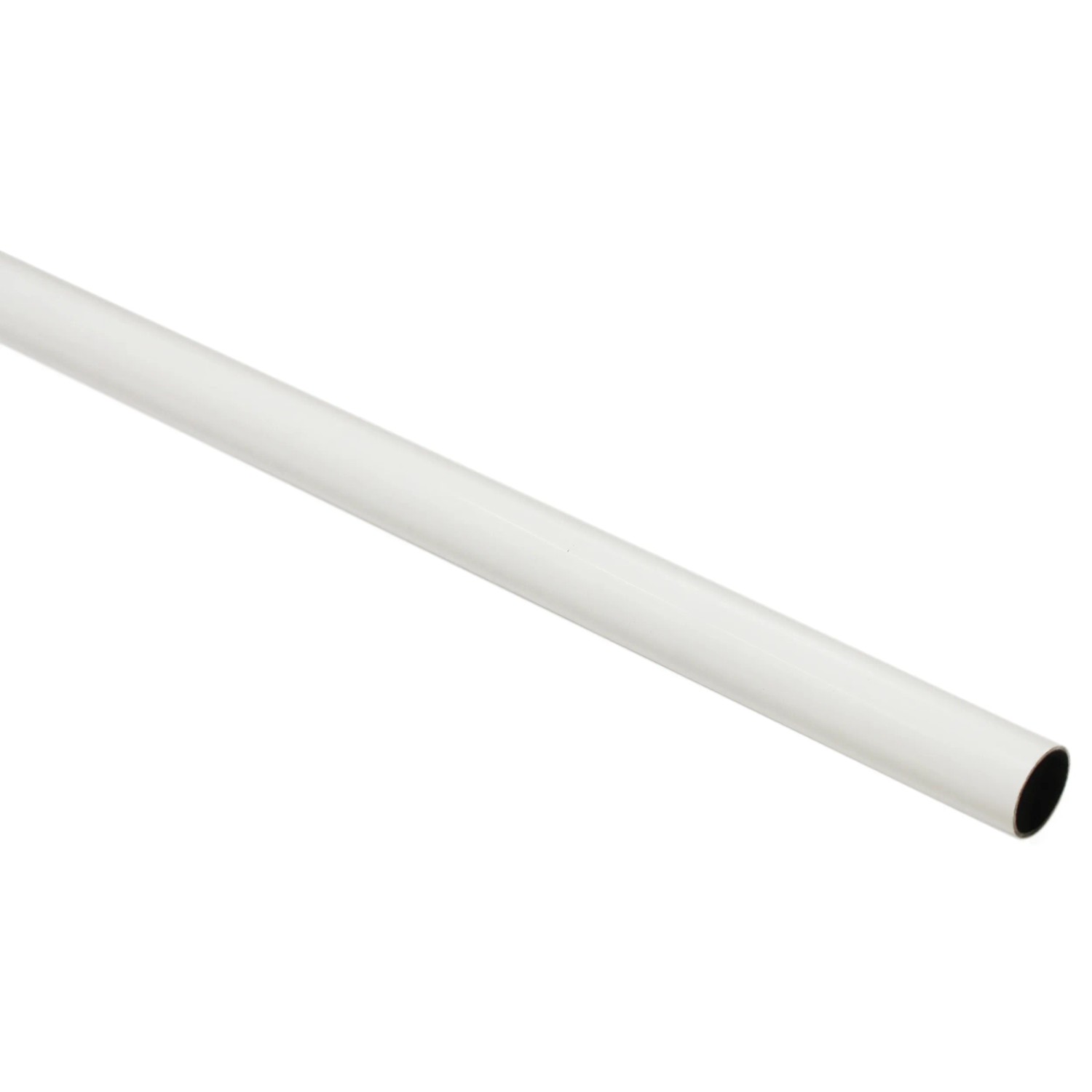 E-shop GARDINIA Záclonová tyč Chicago biela pr. 20 mm x 120 cm