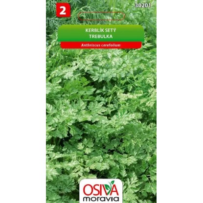 Osiva Moravia Semienka Trebulka (Anthriscus cerefolium)