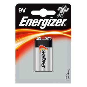 Energizer Alkalická 9V batéria E-Block, 1 kus v blistri.