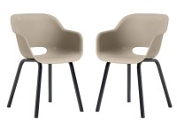 KETER Stolička Noa Cup, béžová, 56,5 x 55 x 80 cm, 2 ks