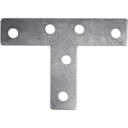 Plochý spojovací uholník v tvare T pozinkovaný 70 mm x 35 mm x 15 mm