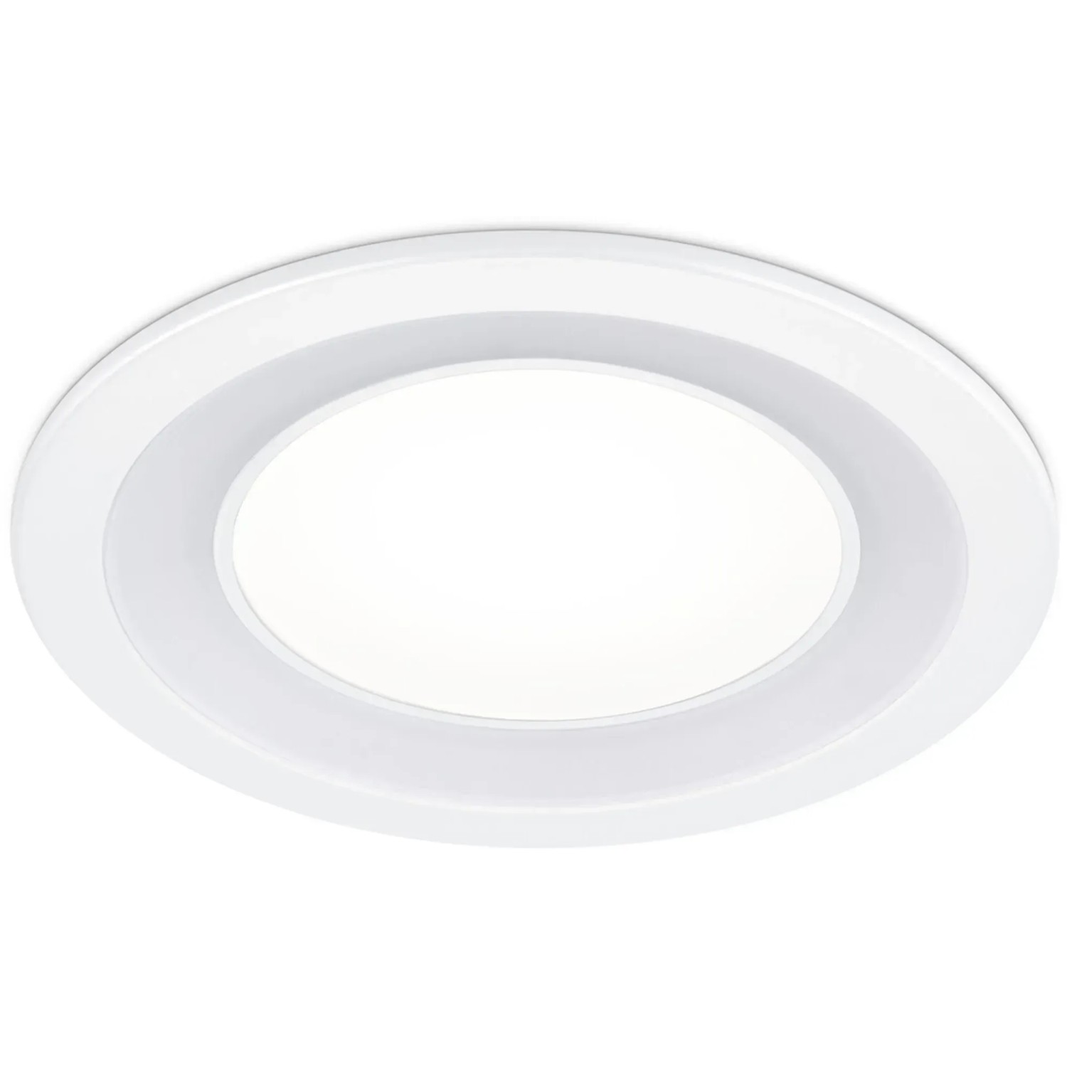 E-shop Trio Vstavané LED svietidlo Core biela matná pr. 140 mm