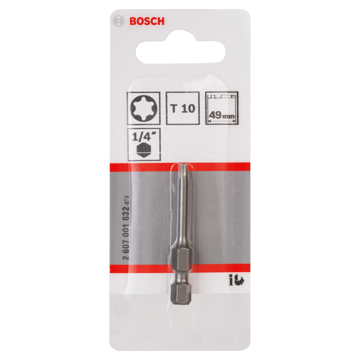E-shop Bosch Bit skrutkovací Extra hard T10, 49 mm