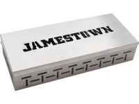 Jamestown Box na údenie z ušľachtilej ocele 22,2 x 9,2 x 4,3 cm