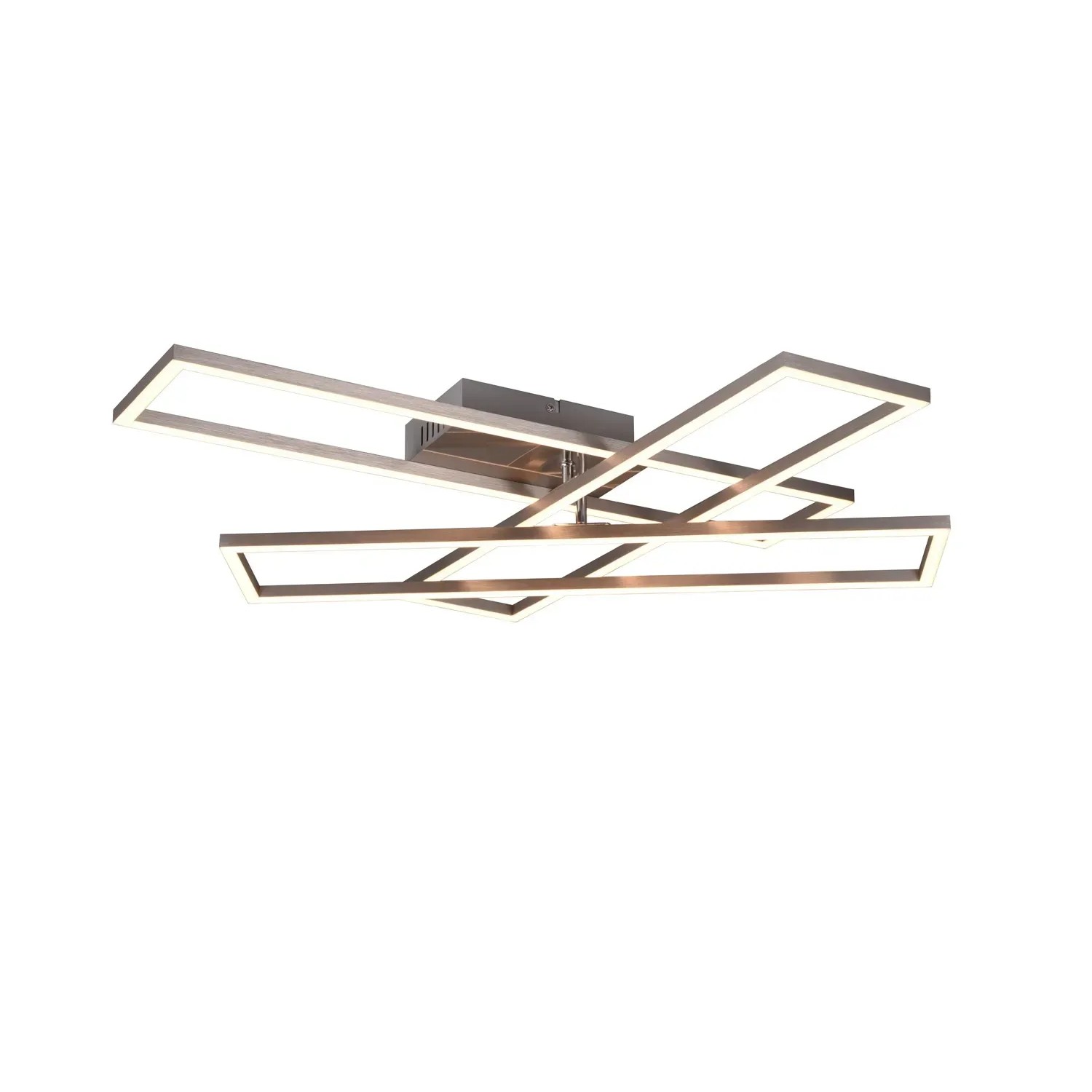 E-shop REALITY LED stropné svietidlo CORSO mat.nikel 36W 4600lm 2700-6000K, 66x10x60 cm