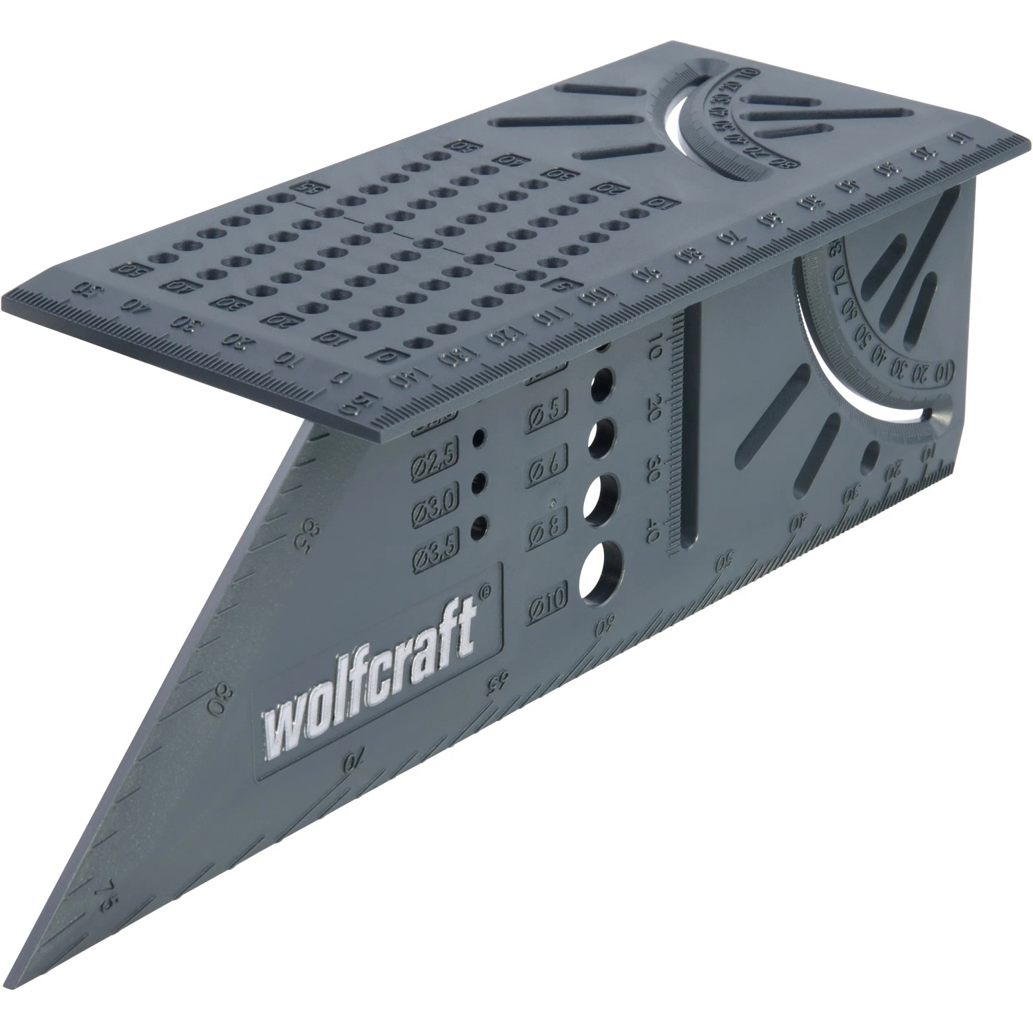 E-shop Wolfcraft 3D uholník na úkosy 150 mm x 275 mm x 66 mm