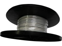 Silový kábel H03VVH2-F 2x0,5 mm, biela (cievka) - metráž