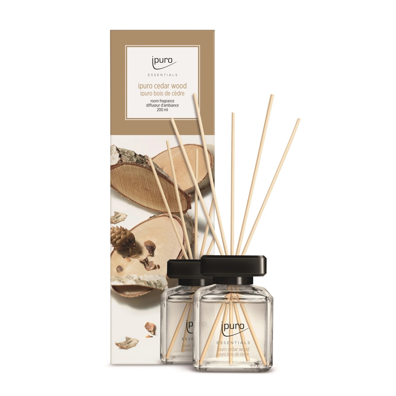 E-shop Ipuro Aroma difuzér Essentials Cedar Wood 200 ml