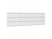 Plot z dvojitého zváraného pletiva, hrúbka 6/5/6, antracitový 63 x 251 cm Plot z dvojitého zváraného pletiva, hrúbka 6/5/6, antracitový 63 x 251 cm