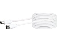 Schwaiger Anténny pripojovací kábel, 75 dB, biela, 15 m Schwaiger Anténny pripojovací kábel, 75 dB, biela, 15 m