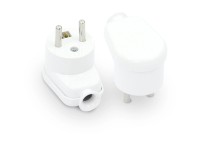 Plastrol Uhlová zástrčka WT-16 230 V/16 A bočná biela