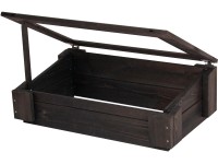 Parenisko na vyvýšený záhon antracitové 74 x 44 x 26 cm Parenisko na vyvýšený záhon antracitové 74 x 44 x 26 cm