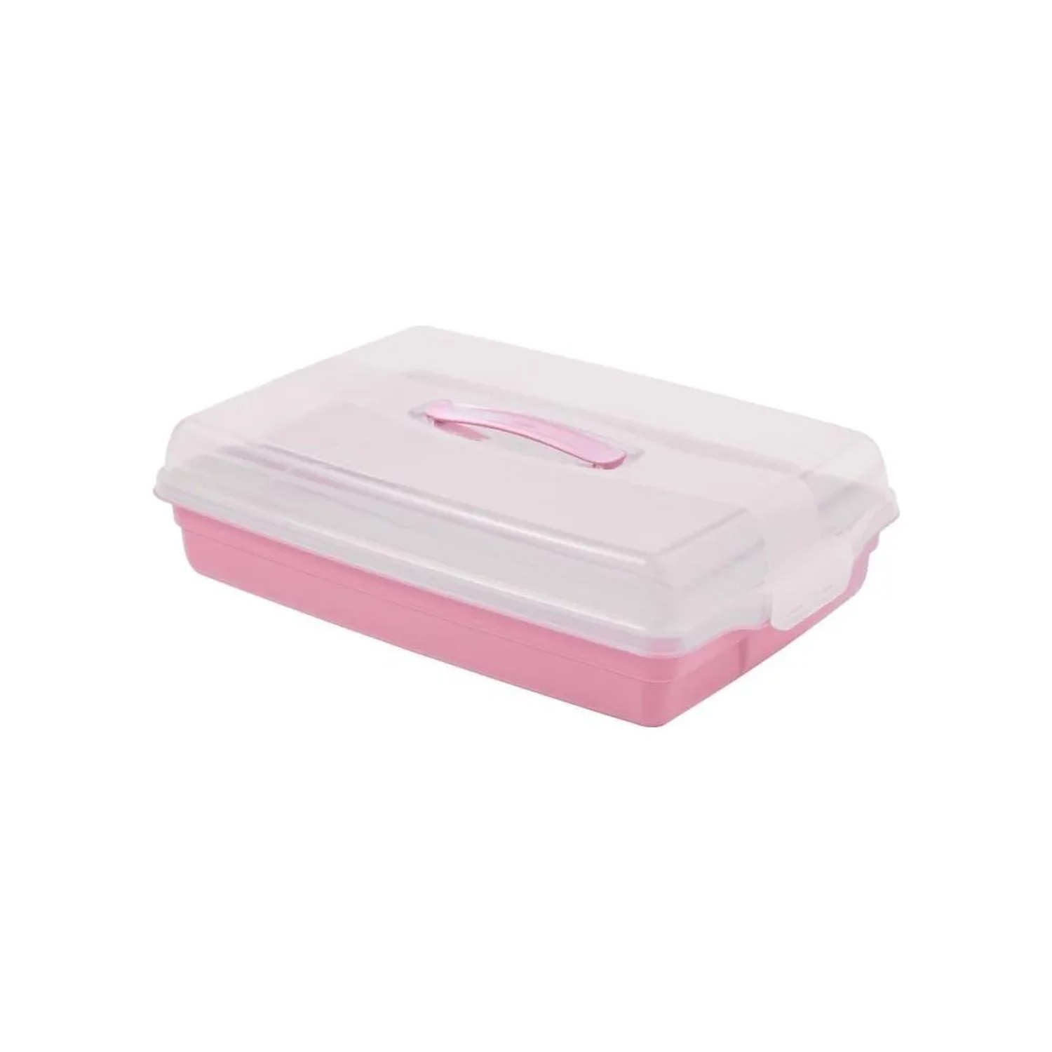 E-shop Curver Party box s poklopom 45 x 11 x 30 cm ružový