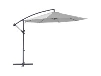 OBI Závesný slnečník Alvarado striebornosivý pr. 300 cm