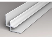 Kronoflooring Hliníkový vnútorný roh Rock the Wall, čierna, 265 cm