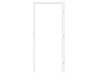 Voster Obložková falcová zárubňa STANDARD fólia Platinum biela mat 100-120mm 80P