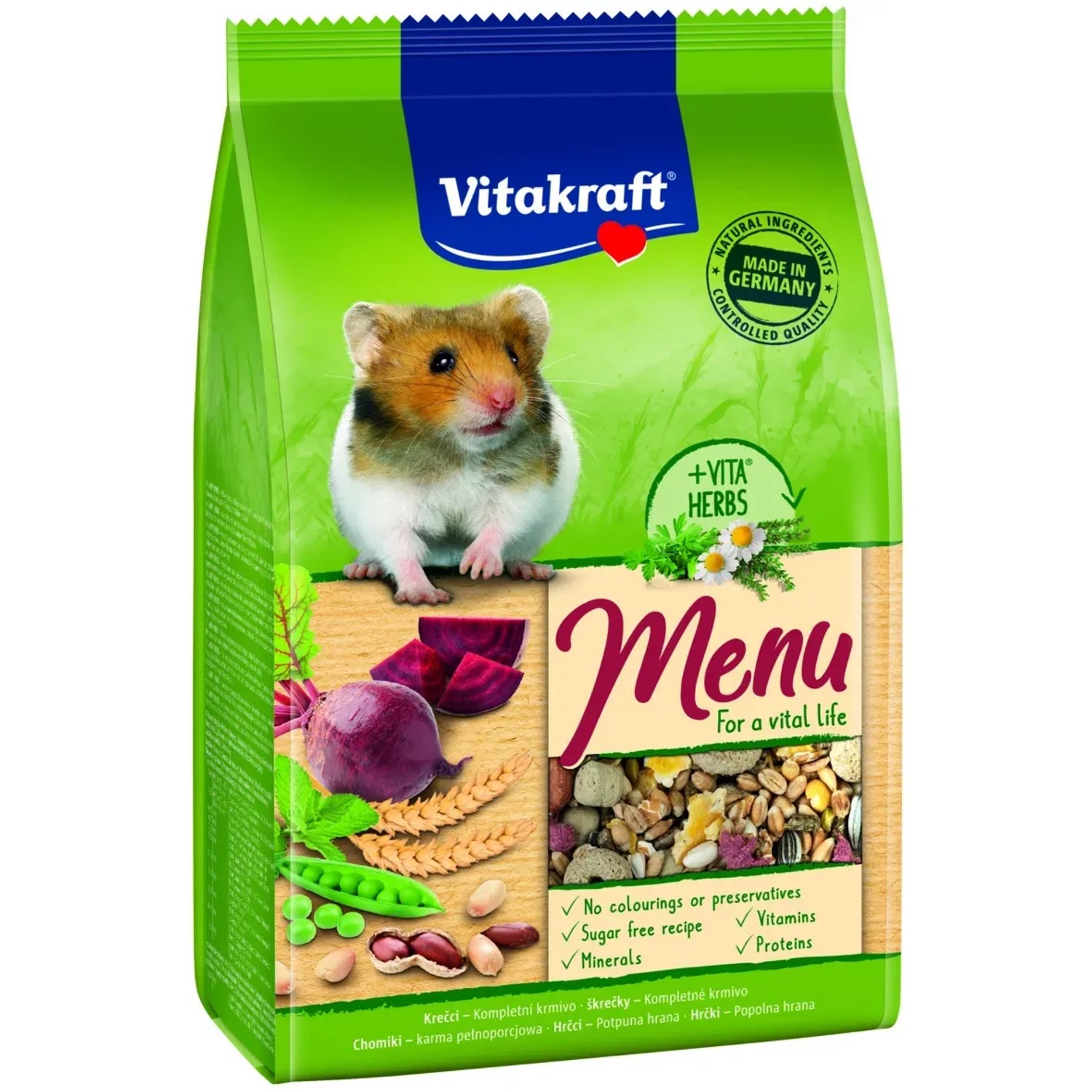 E-shop Vitakraft Kompletné krmivo pre škrečky Menu 400 g