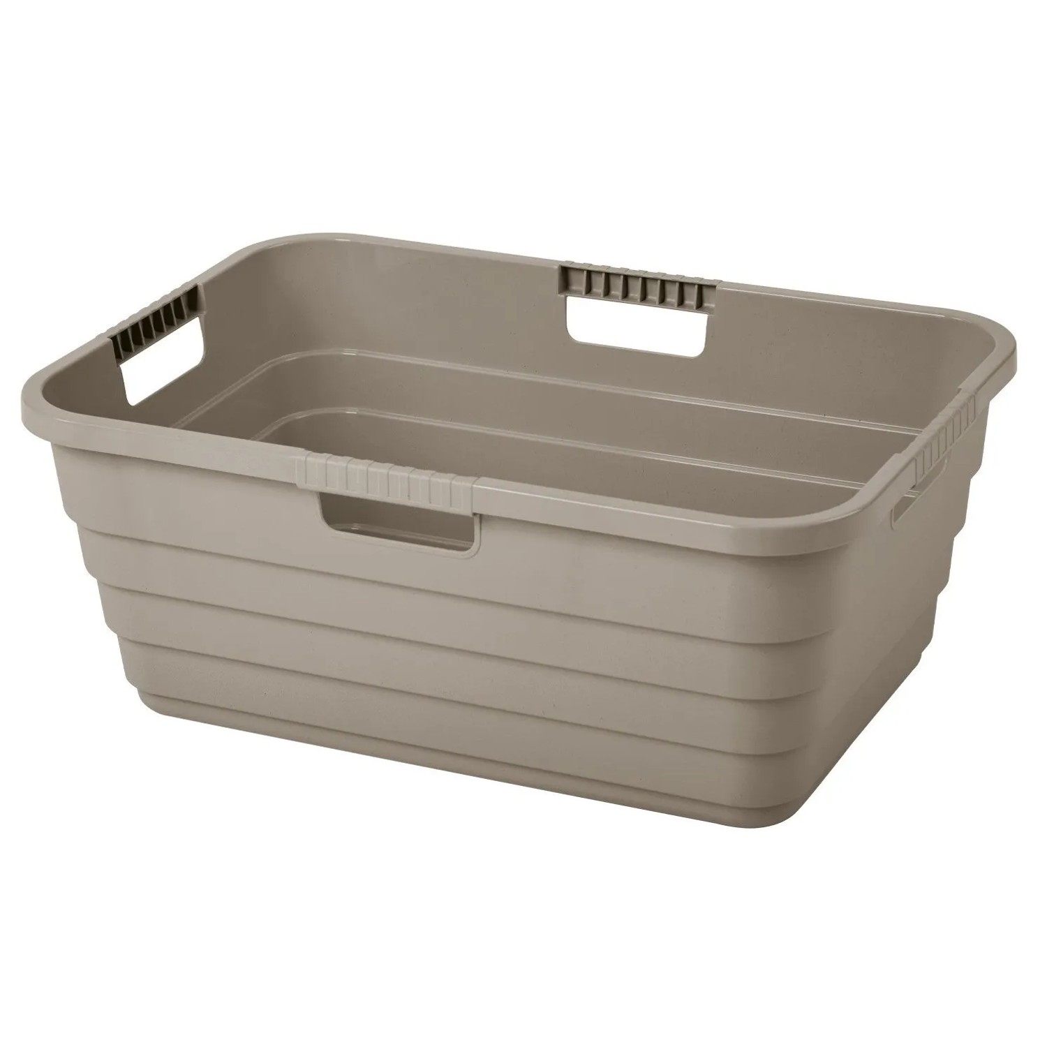 E-shop Tontarelli Kôš na čistú bielizeň MAYA sivohnedá, 55 x 38 x 22 cm, 32 l