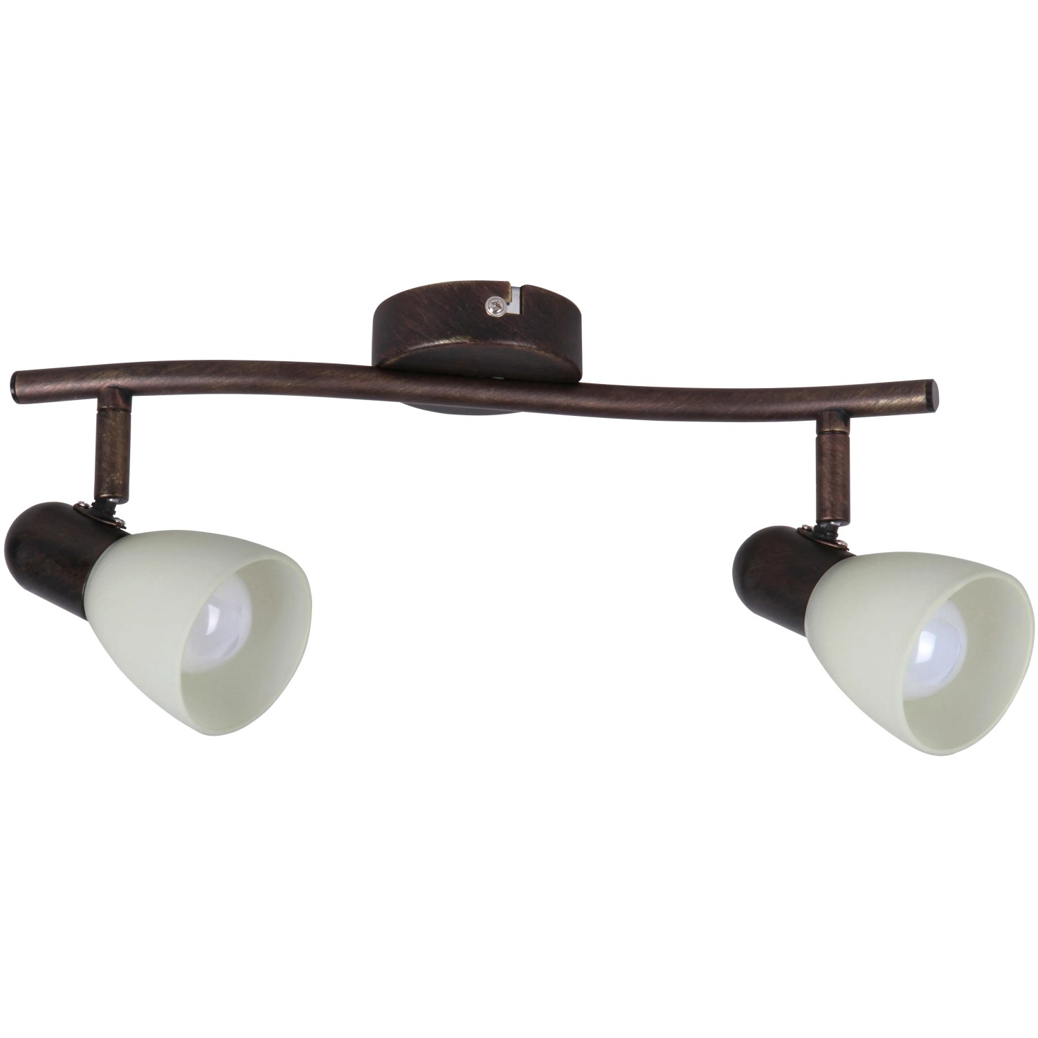 E-shop Rabalux 2bod. stropné svietidlo SOMA antická hnedá max. 2x40W E14 pr. 80x350 mm