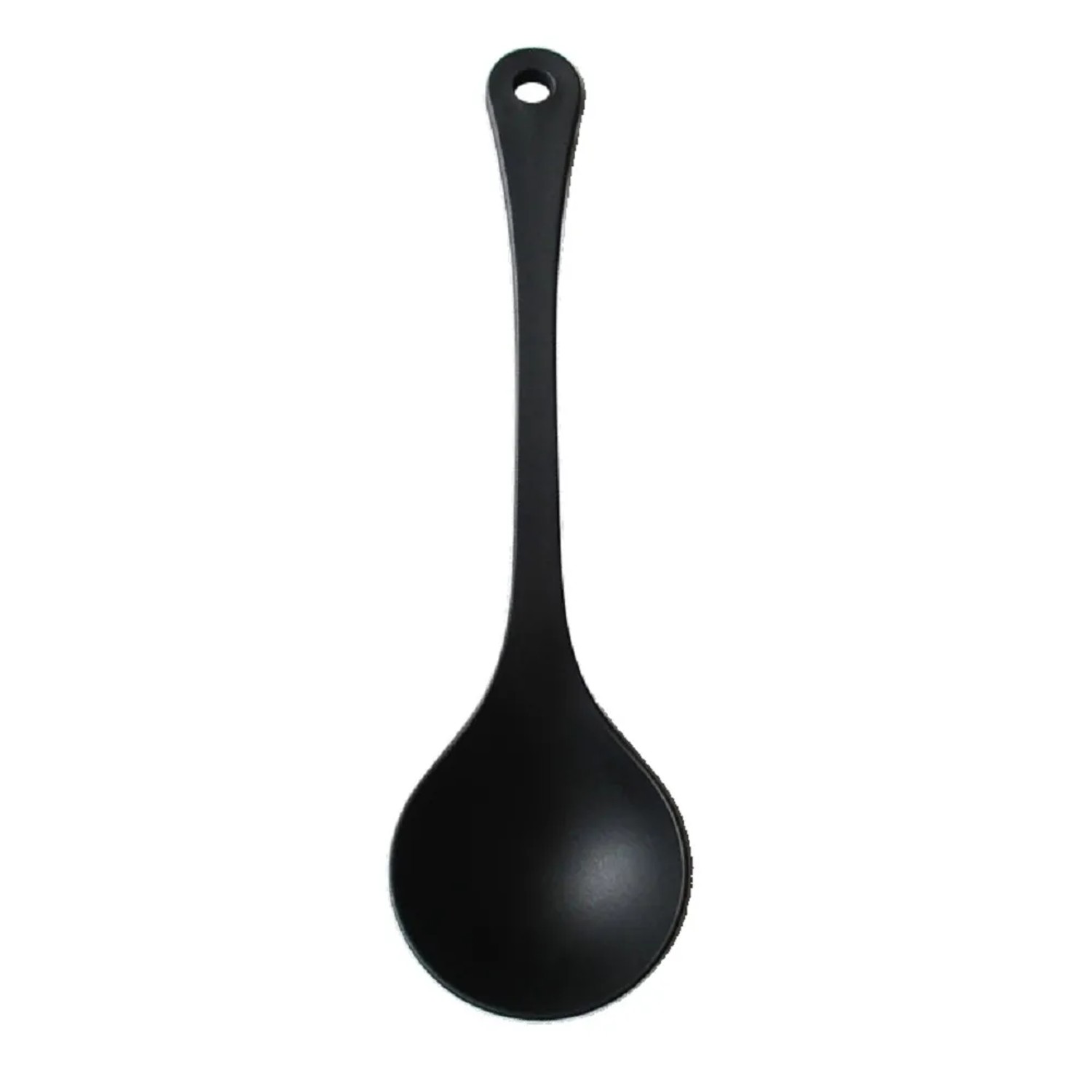 E-shop Toro Plastová naberačka, čierna, 30 x 9 cm