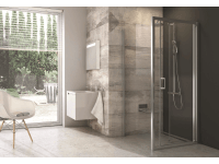 RAVAK Sprchová zástena pevná BLPSZ Alubright 90 x 190 cm
