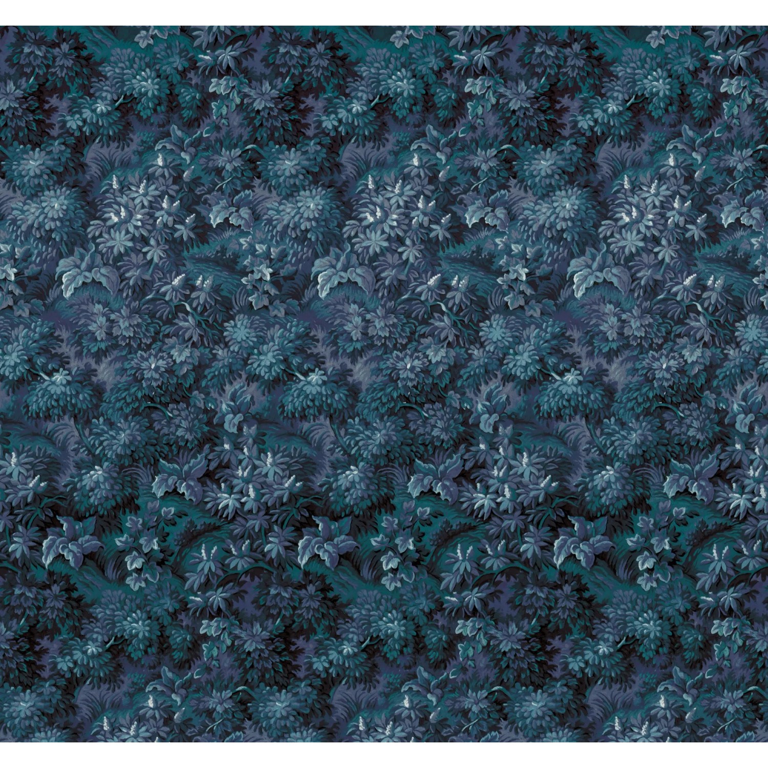 E-shop Komar Vliesová fototapeta Botanique Bleu 300 x 280 cm