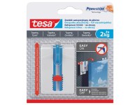 tesa Nastaviteľný nalepovací klinec na tapety a omietky 2 kg, 2 ks tesa Nastaviteľný nalepovací klinec na tapety a omietky 2 kg, 2 ks