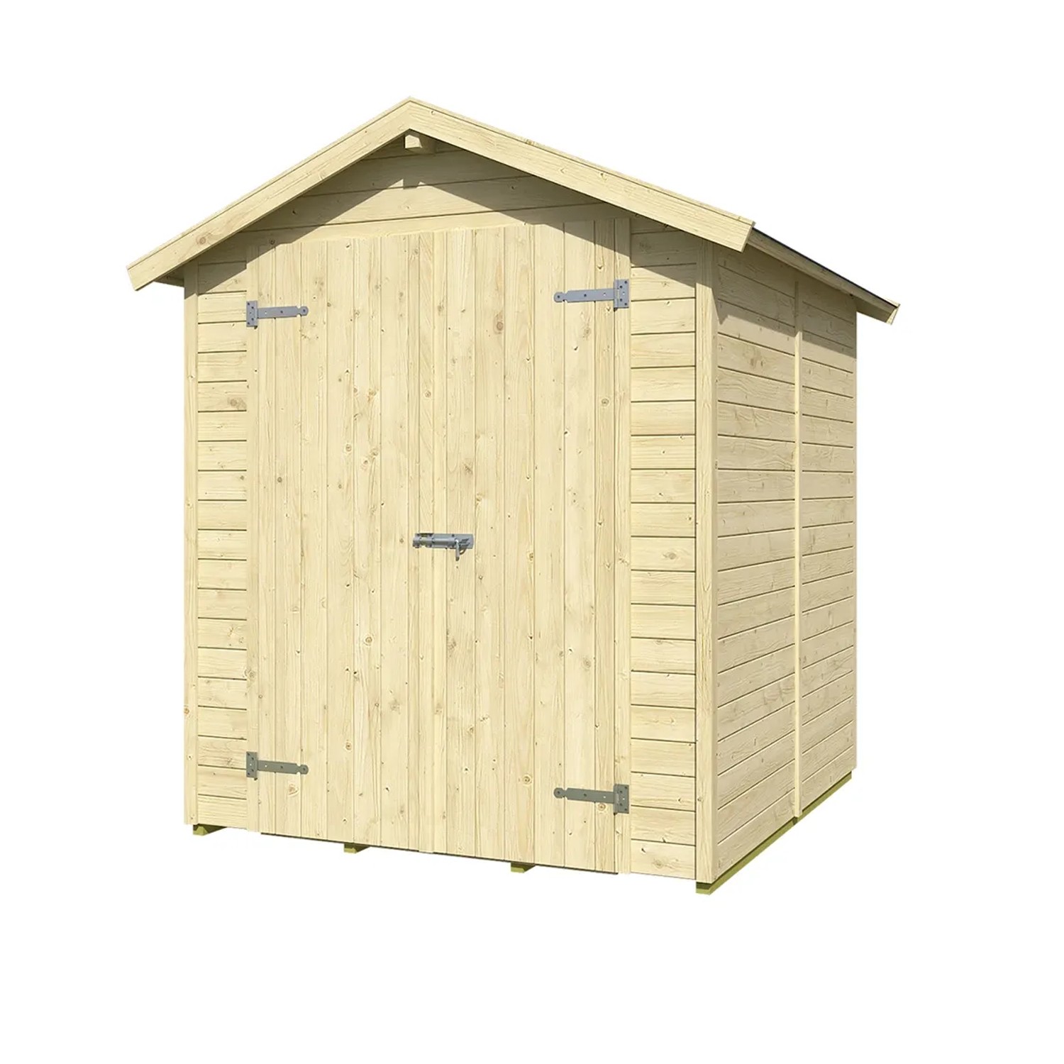 E-shop Weka Drevený domček na náradie Mori 3.1, prírodný, 170 x 176 cm