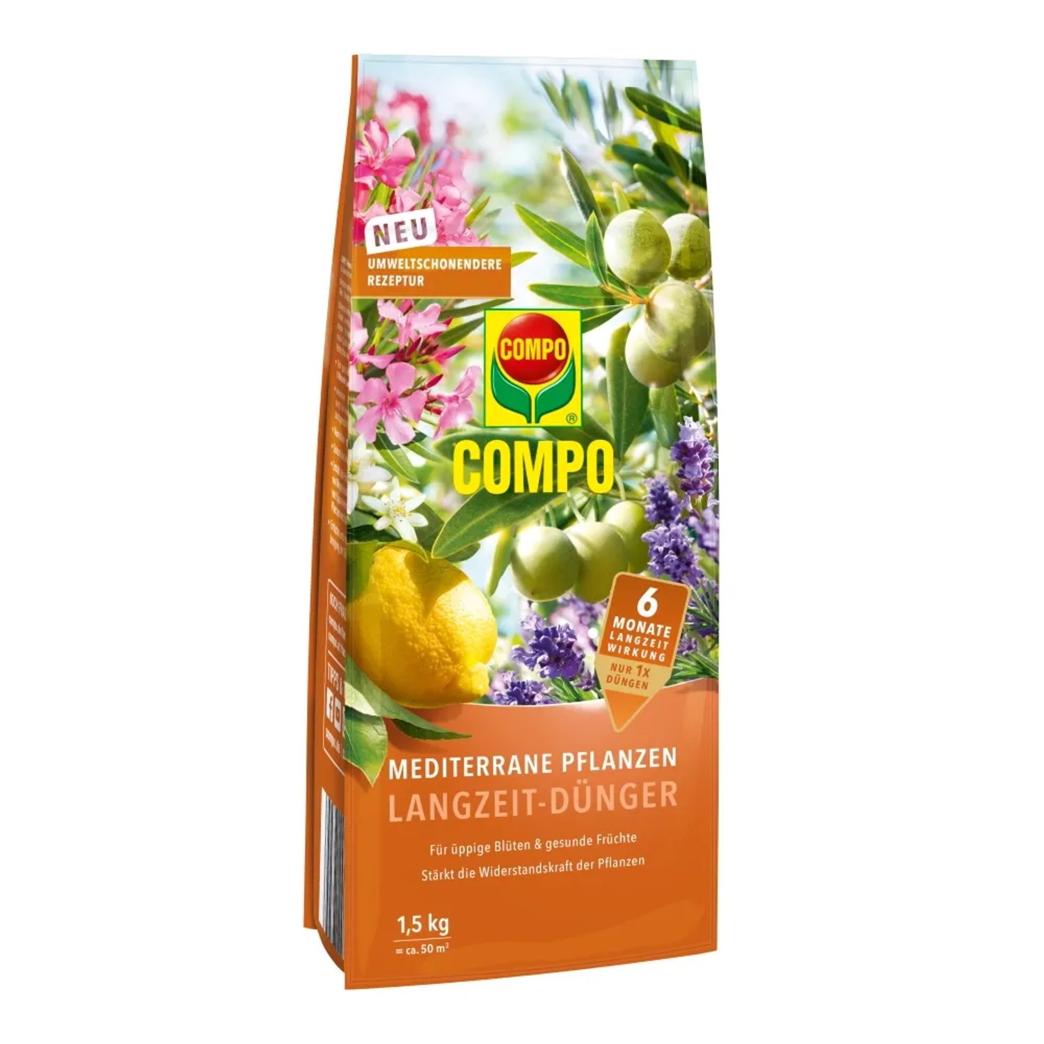 E-shop COMPO Hnojivo pre stredomorské rastliny s dlhodobým účinkom 1,5 kg