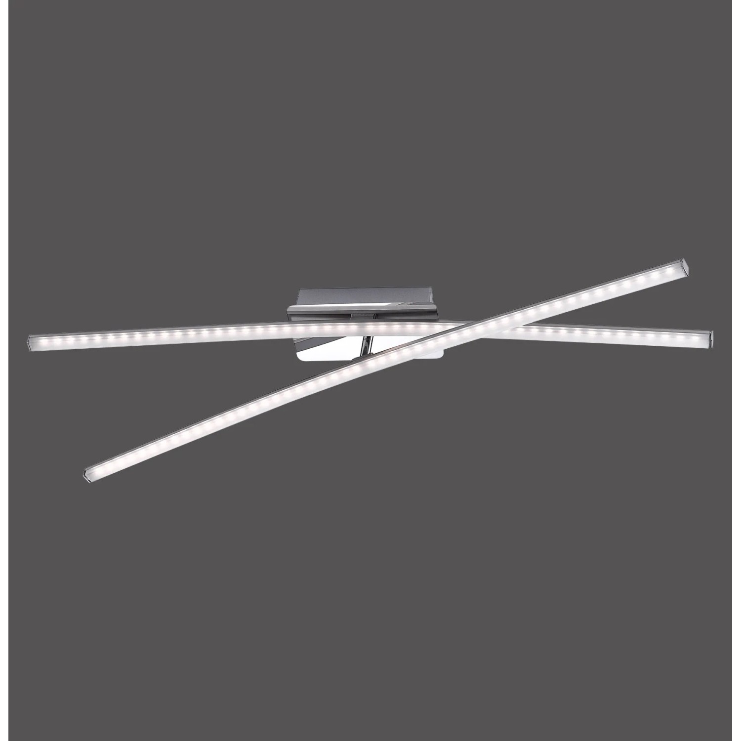 E-shop Just Light. Stropné LED svietidlo Simon, 2x8 W, oceľ, 11 x 80,5 x 80,5 cm