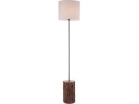 Just Light. Stojaca lampa Bark, 1xE27, dekor dreva, pr. 35 x 165 cm