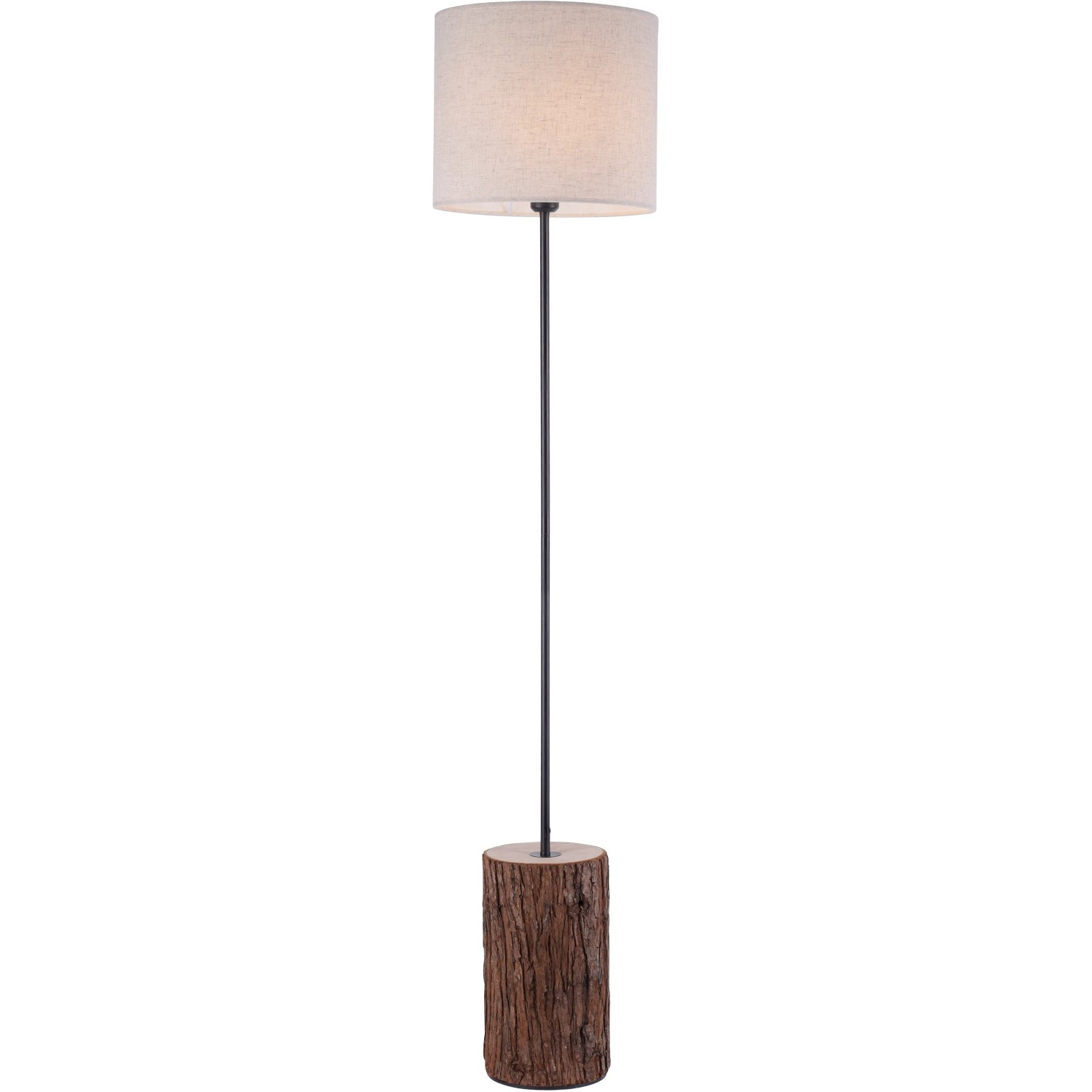 E-shop Just Light. Stojaca lampa Bark, 1xE27, dekor dreva, pr. 35 x 165 cm
