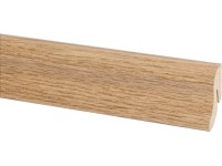 OBI Soklová lišta dyhovaná 67045 40 mm x 20 mm dĺžka 2600 mm dub