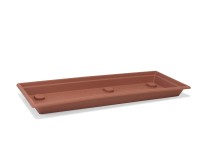 Gardenico Podmiska pod kvetináč Magnus 100 terakota, 365 X 965 X 80 mm