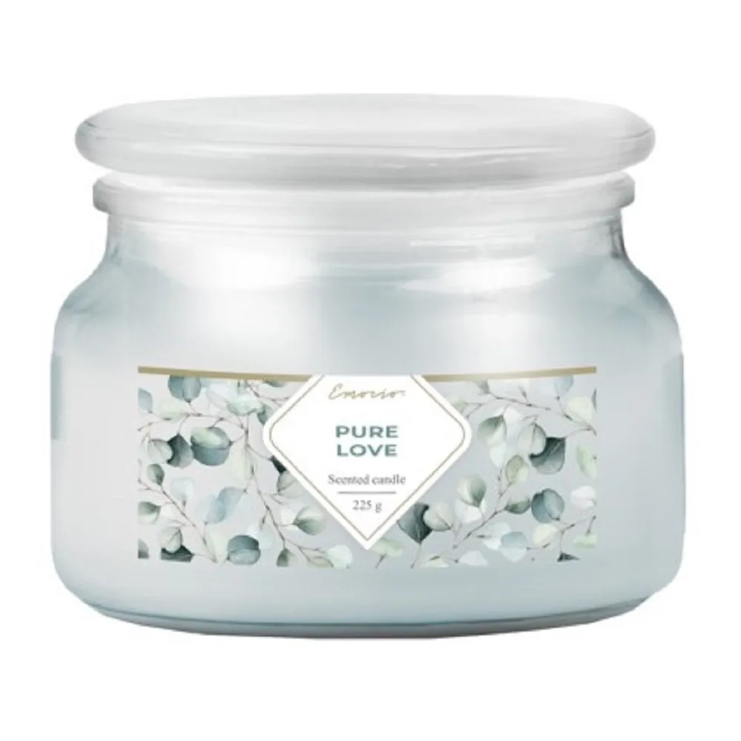 E-shop Emocio Vonná sviečka v skle s viečkom Pure Love 100 x 79 mm, 225 g