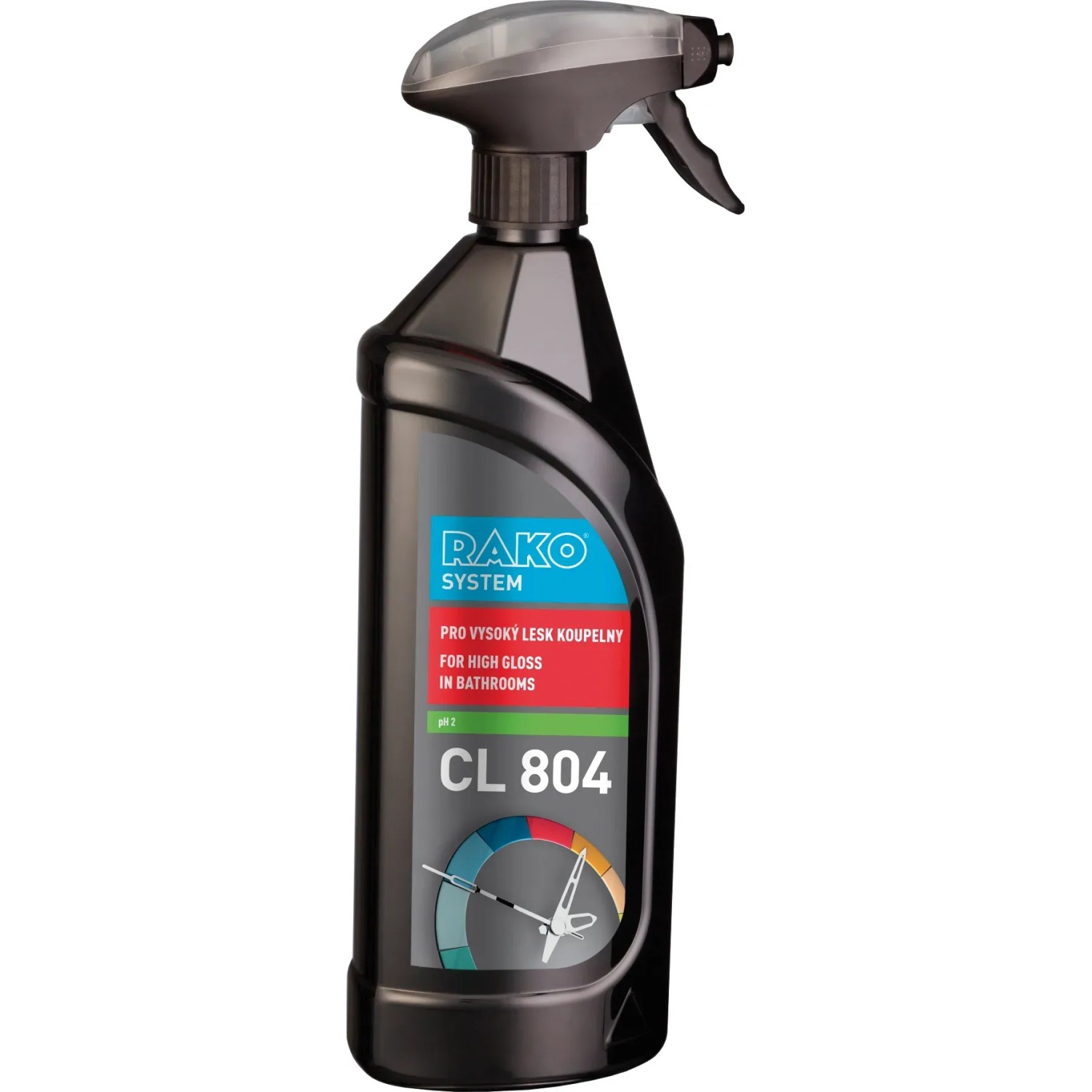 E-shop Rako CL804 Čistiaci prostriedok pre vysoký lesk kúpeľne, 0,75 l