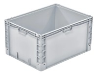 Surplus Systems Eurobox s plnou stenou Maxi sivý 80 x 60 x 42 cm, 168 l