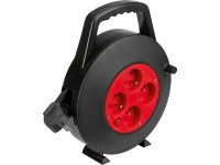 Predlžovací kábel na bubne 4 zásuvky, H05VV-F3 G 1,5 mm2, 7 m