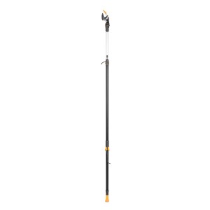 Fiskars Teleskopické nožnice na konáre PowerGear X UPX86 Bypass, rozložené.