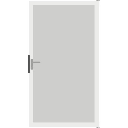 GroJa Brána Ambiente univerzálna s hliníkovým rámom 100 cm x 180 cm x 0,8 cm čír