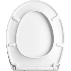 WC sedadlo baliv Margat, biele matné z Duroplastu. S automatickým sklápaním pre komfort v kúpeľni.