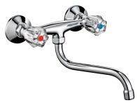 CMI Nástenná kohútiková drezová batéria Easy pochrómovaná pre montáž na stenu