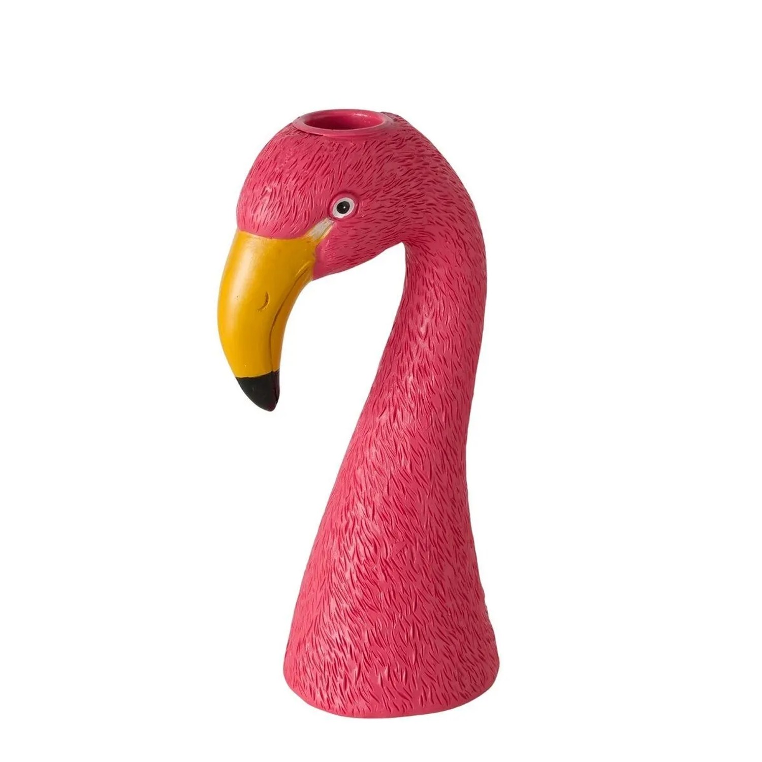 E-shop Boltze Svietnik v tvare plameniaka Flaminga, ružová, 6 x 9 x 19 cm