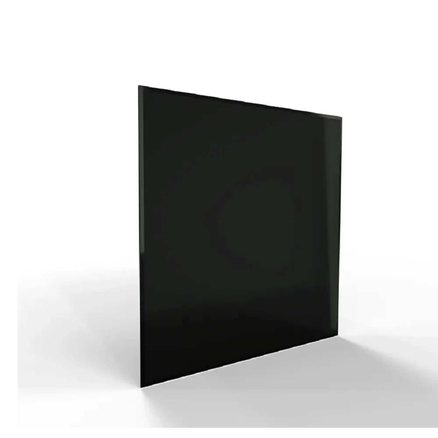 E-shop HS Flamingo Sklo pod kachle štvorec, čierne, 1000 x 1000 x 6 mm