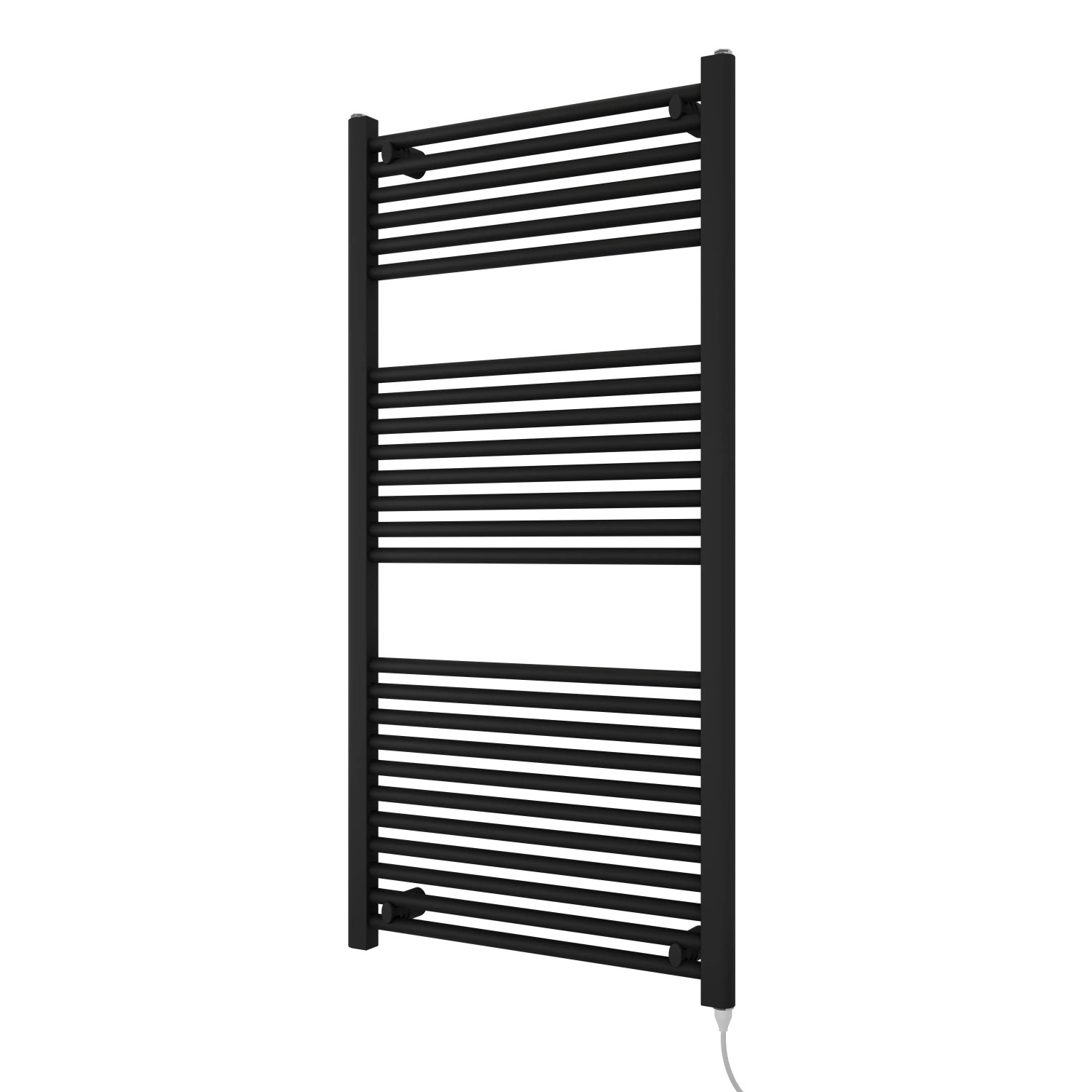 E-shop Azur Elektrický kúpeľňový radiátor Kitty Typ 1, 600 W, čierna, 120 x 60 cm