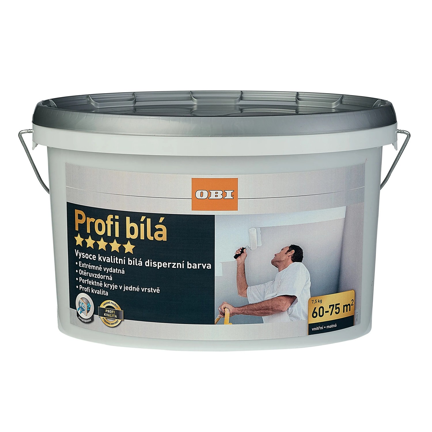E-shop OBI Interiérová farba Profi biela matná 7,5 kg